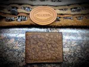 Badlands Bison Wallet with ID, Leather bifold wallet