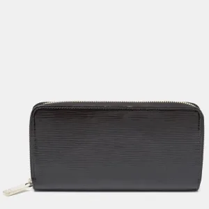 Black Epi Electric Leather Zippy Wallet