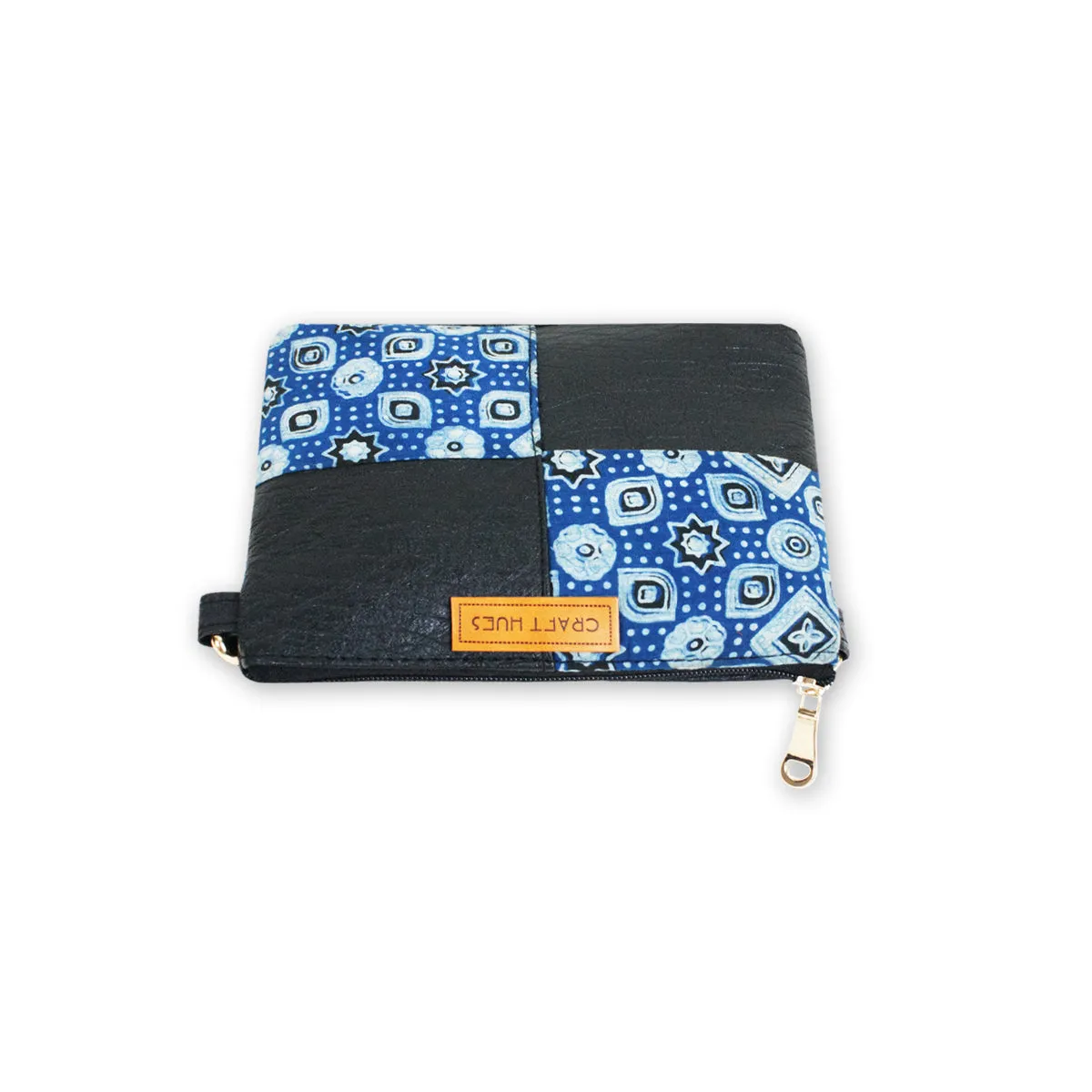 Blue Ajrakh Mobile Sling Bag