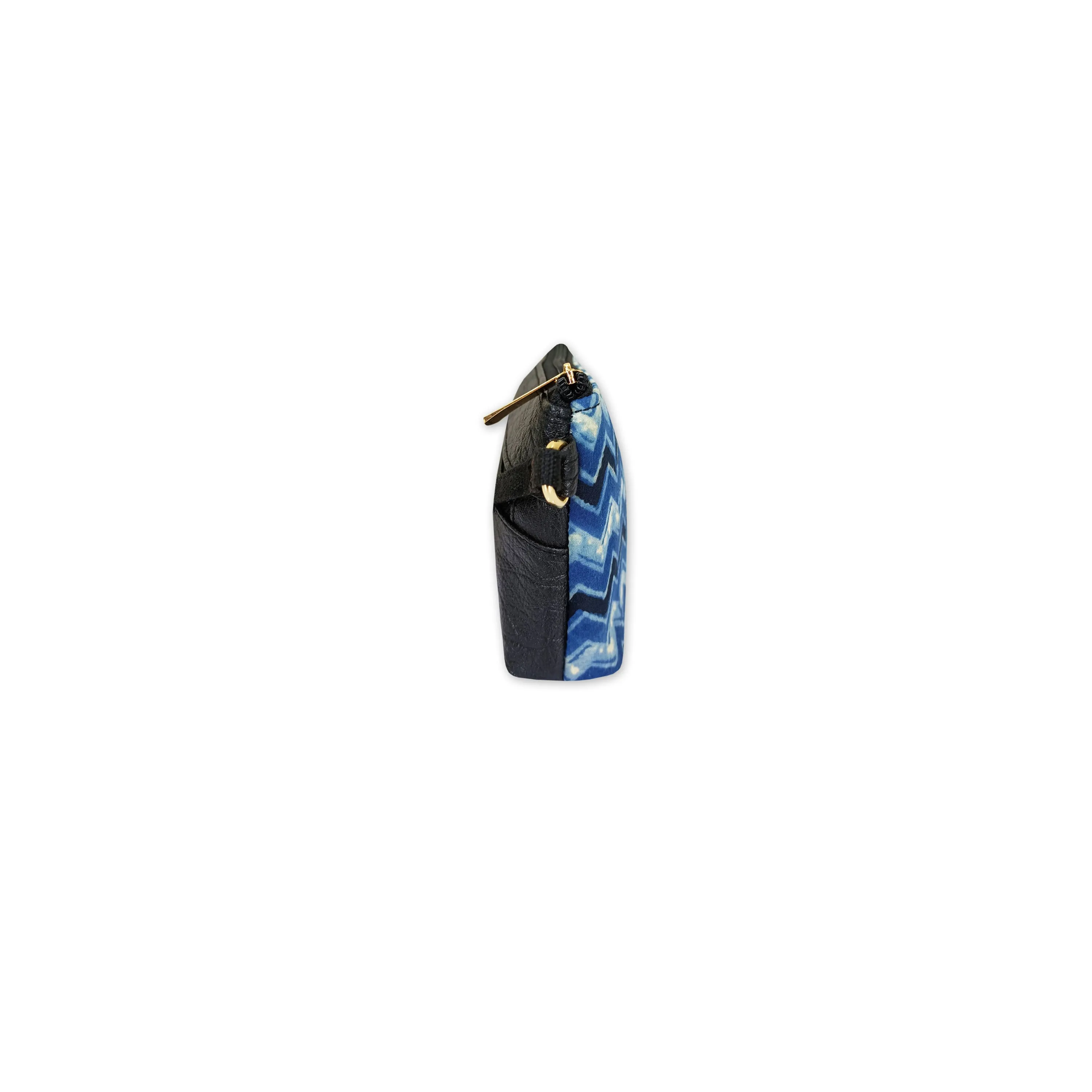 Blue Zig-zag Mobile Sling Bag