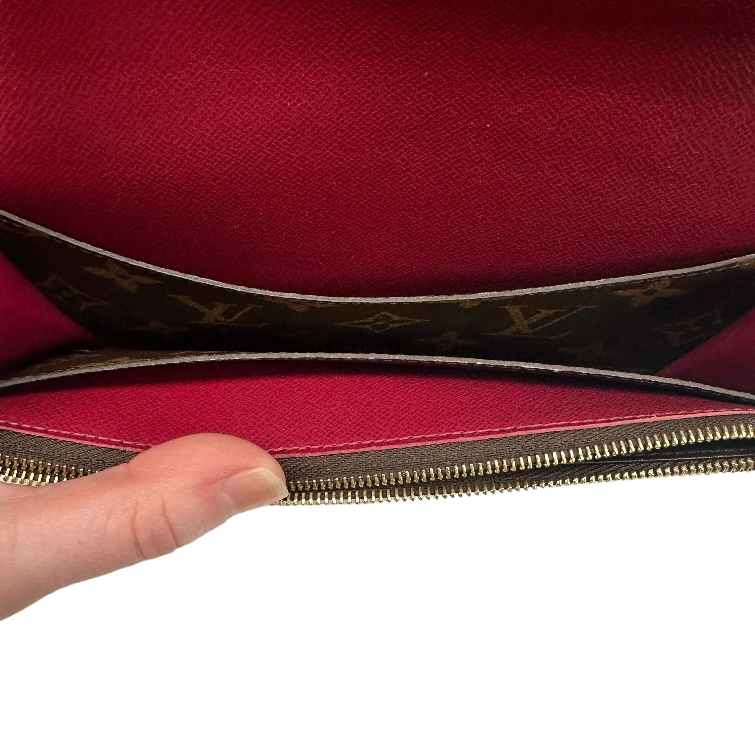 Brown WALLET Luxury DESIGNER by Louis Vuitton Size:MEDIUM