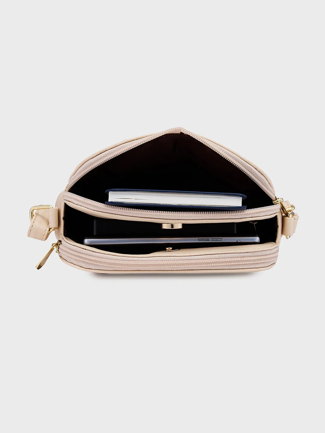 Caprese Safia Sling Small Beige