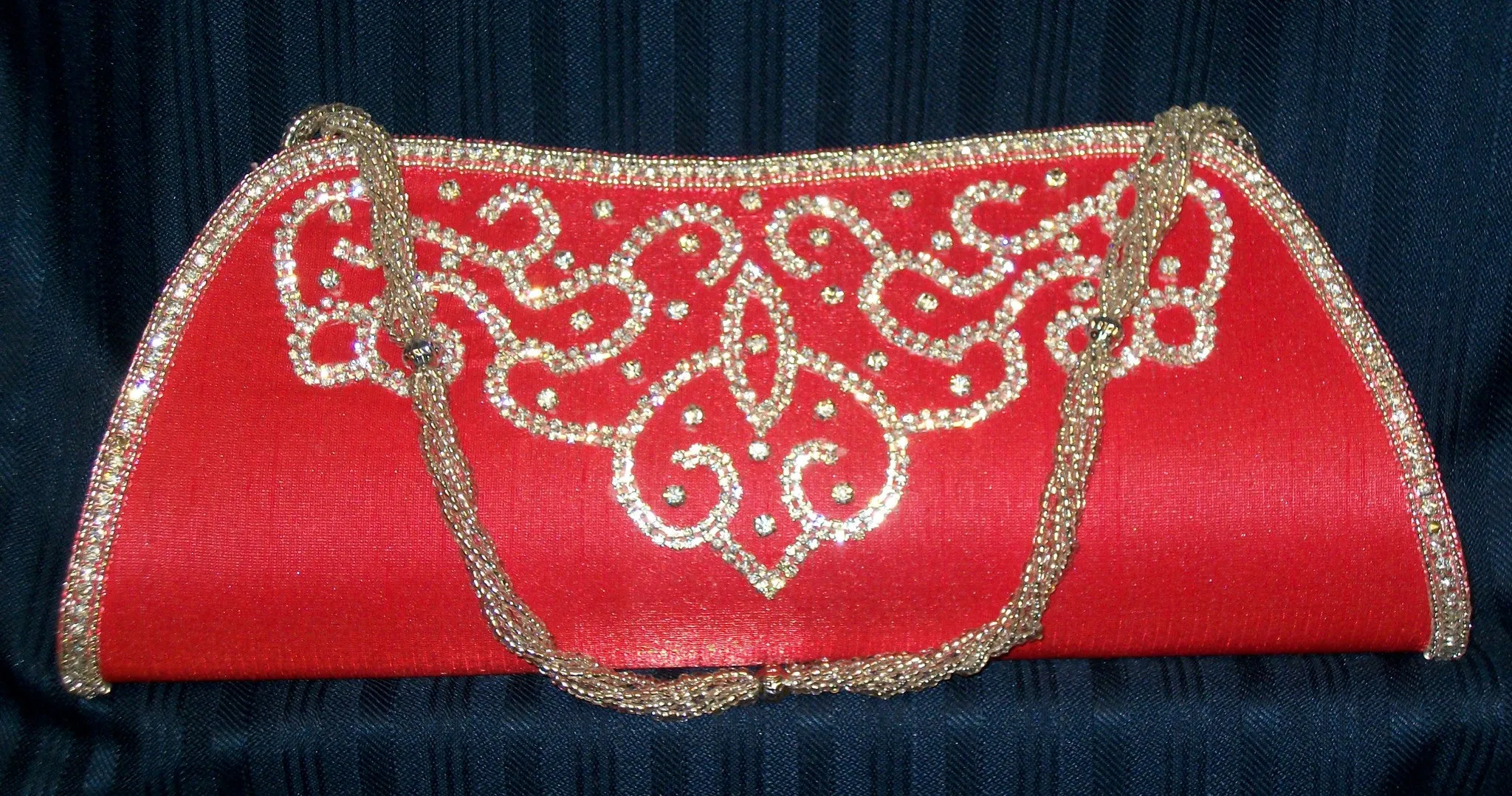 Clutch Red 4623 Indian Designer Shieno Sarees