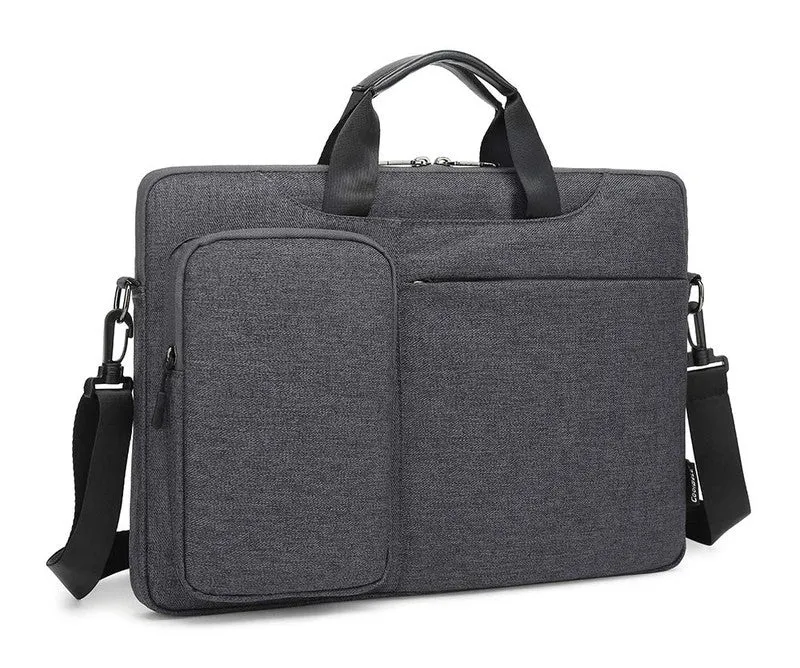 CoolBELL: Lightweight Waterproof Laptop Messenger Bag | Adjustable Strap | 15.6 inch | Black