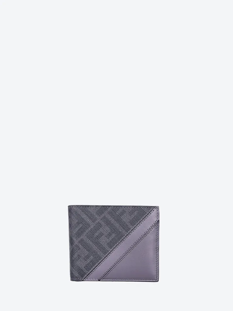Fendi diagonal bi-fold wallet