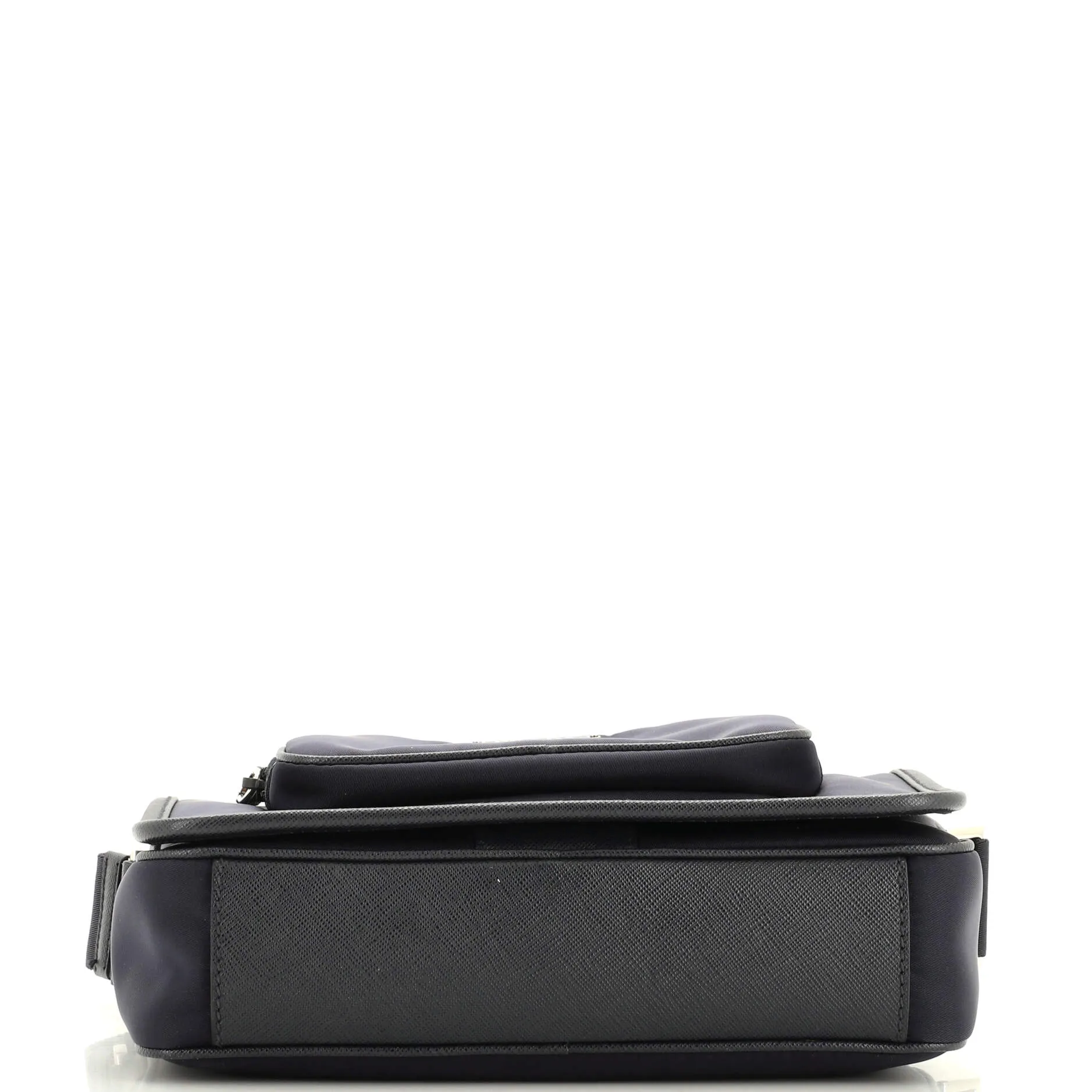 Front Pocket Flap Messenger Bag Re-Nylon Small