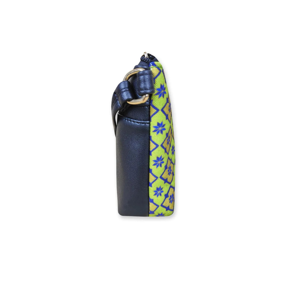 Green Kites Half Print Sling/Pouch Bag Combo