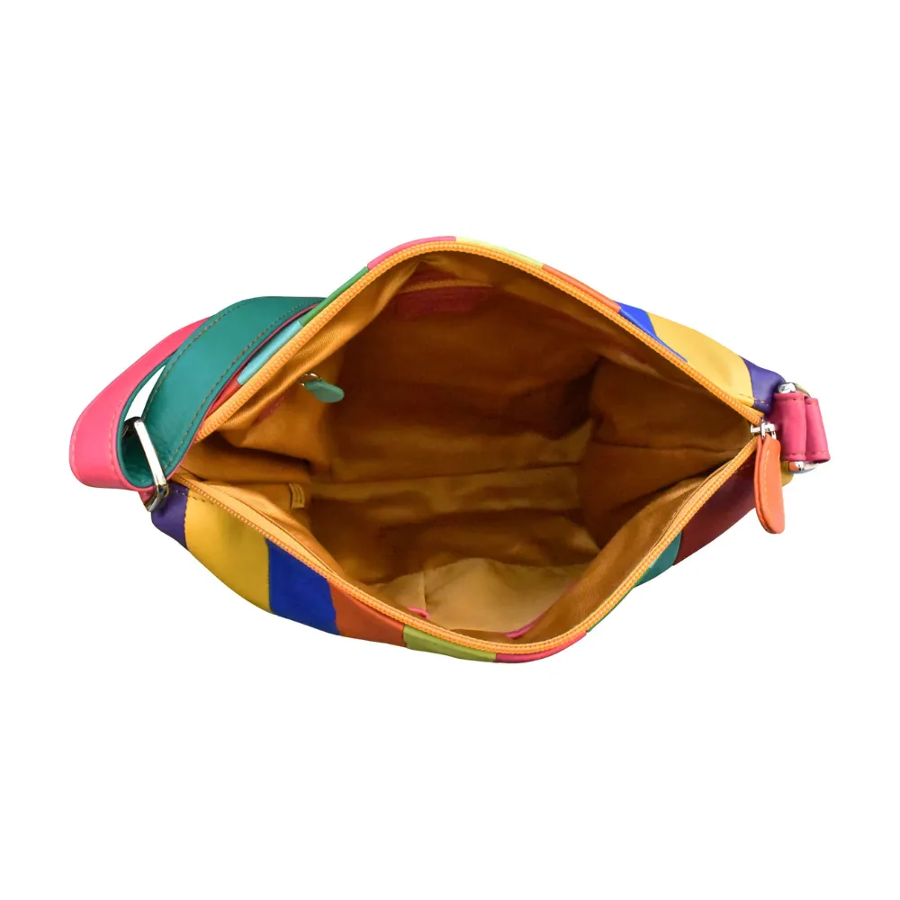 Ili New York Dolce Linea Rainbow Messenger Bag (Women's)
