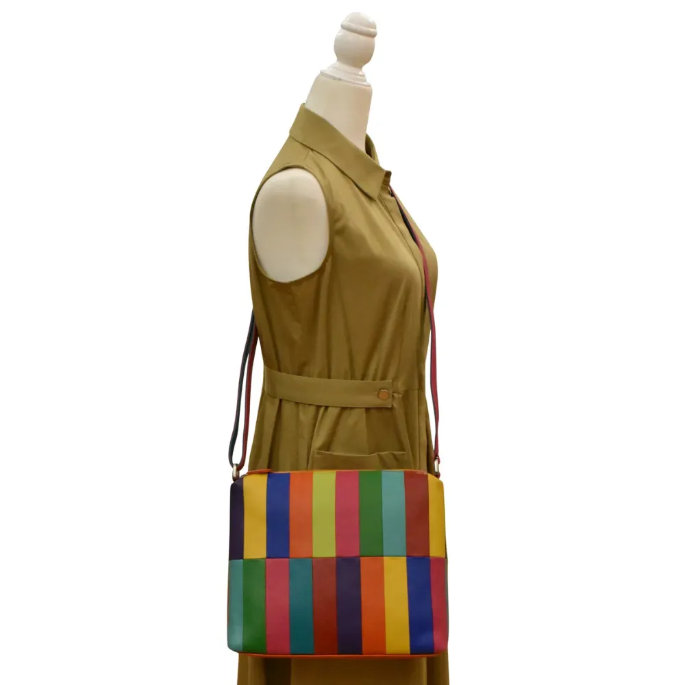 Ili New York Dolce Linea Rainbow Messenger Bag (Women's)