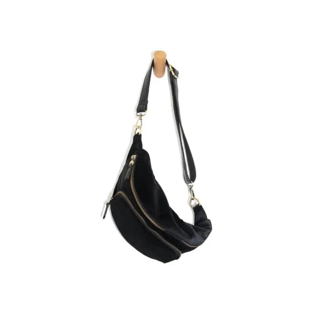 JOY SUSAN KYLIE BELT BAG BLACK