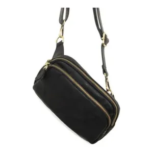 JOY SUSAN KYLIE BELT BAG BLACK