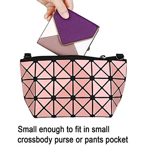 Lavemi RFID Blocking Small Compact Leather Wallets Credit Card Holder Case for Women(Envelope Purple)
