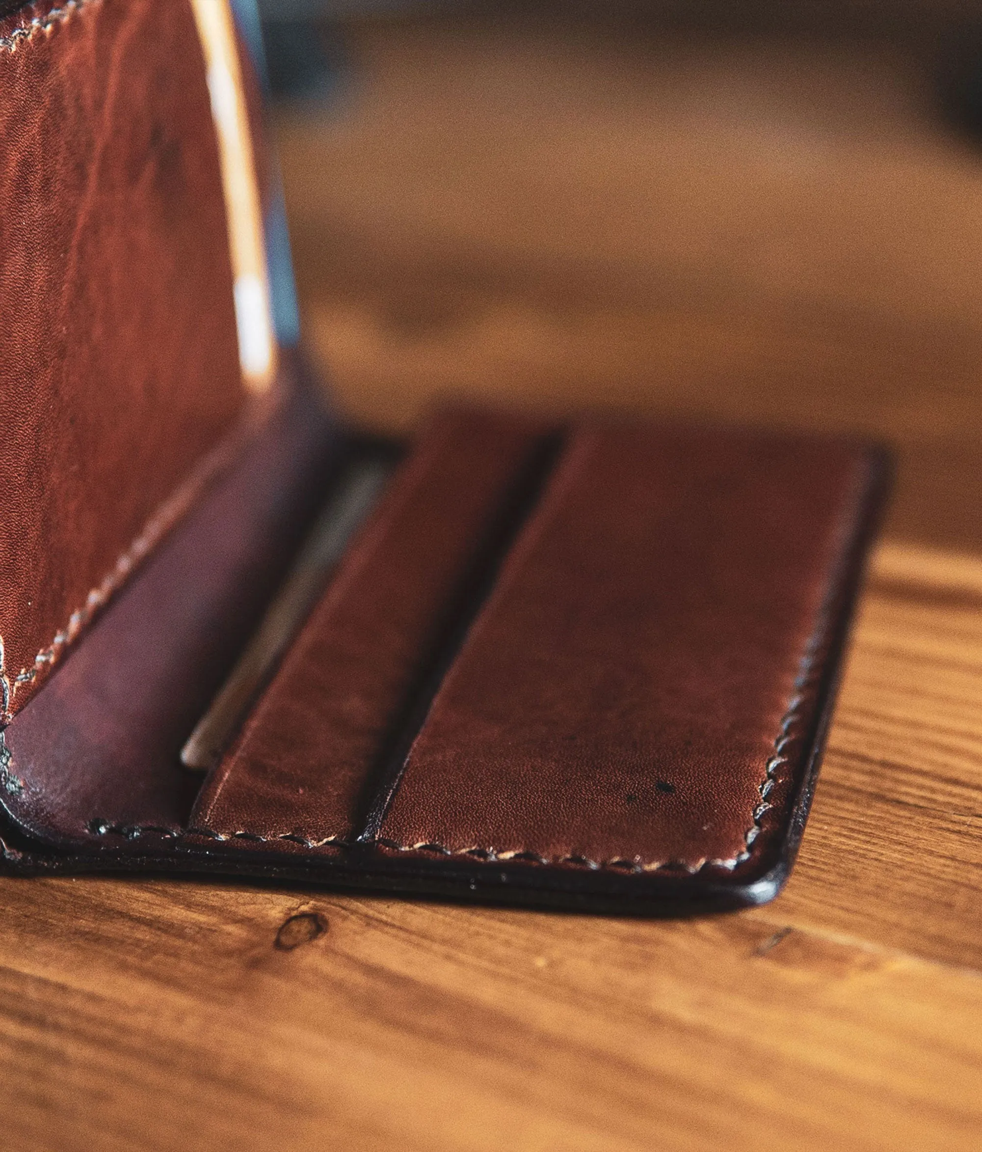 Long Leather Wallet - Bruno