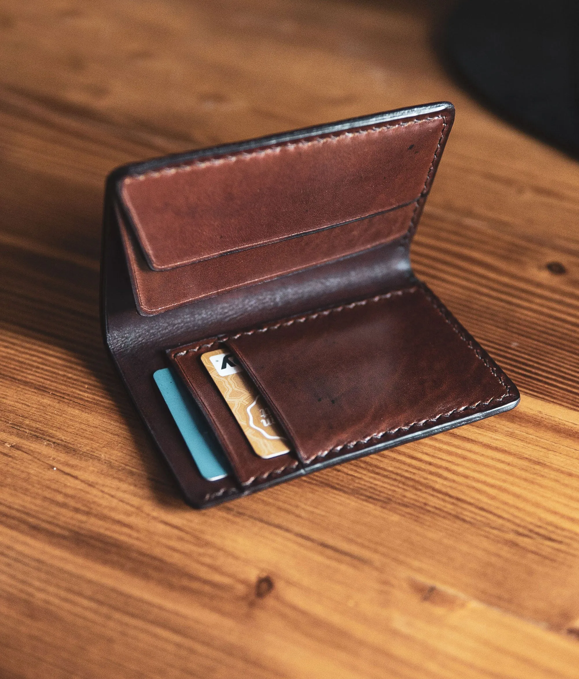 Long Leather Wallet - Bruno