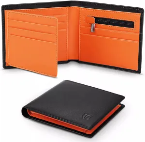 Men's Slim RFID Genuine Leather Wallet