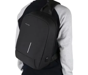 Men's Small Single Shoulder Cross Body 13" Laptop Backpack with USB Charging