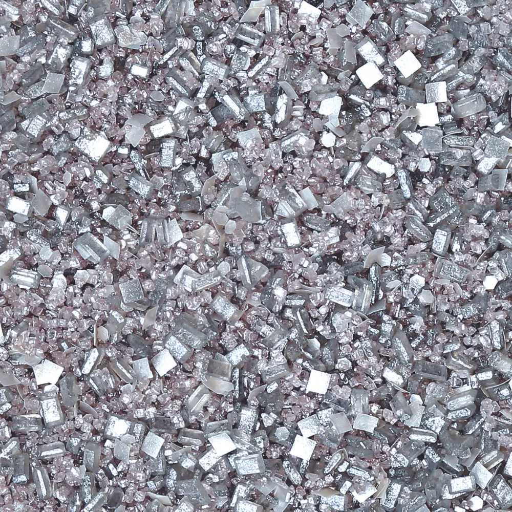 Metallic Silver Glittery Sugar™