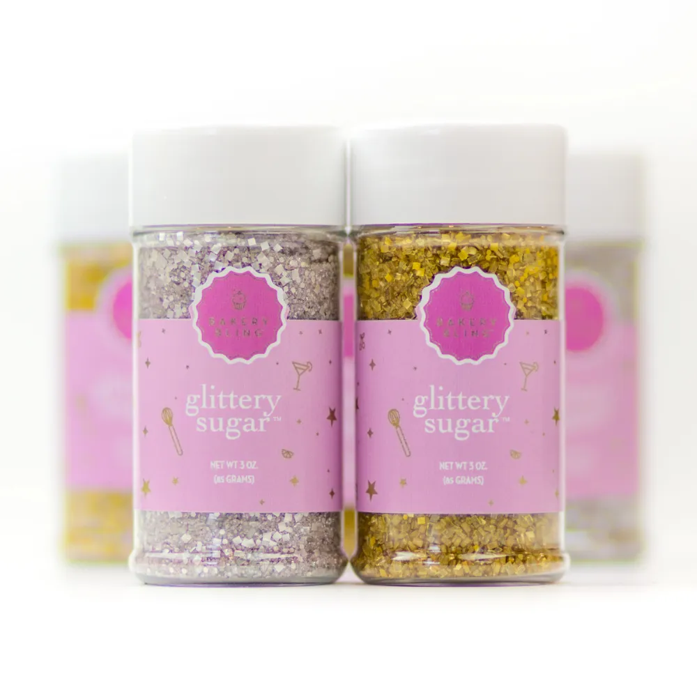 Metallic Silver Glittery Sugar™