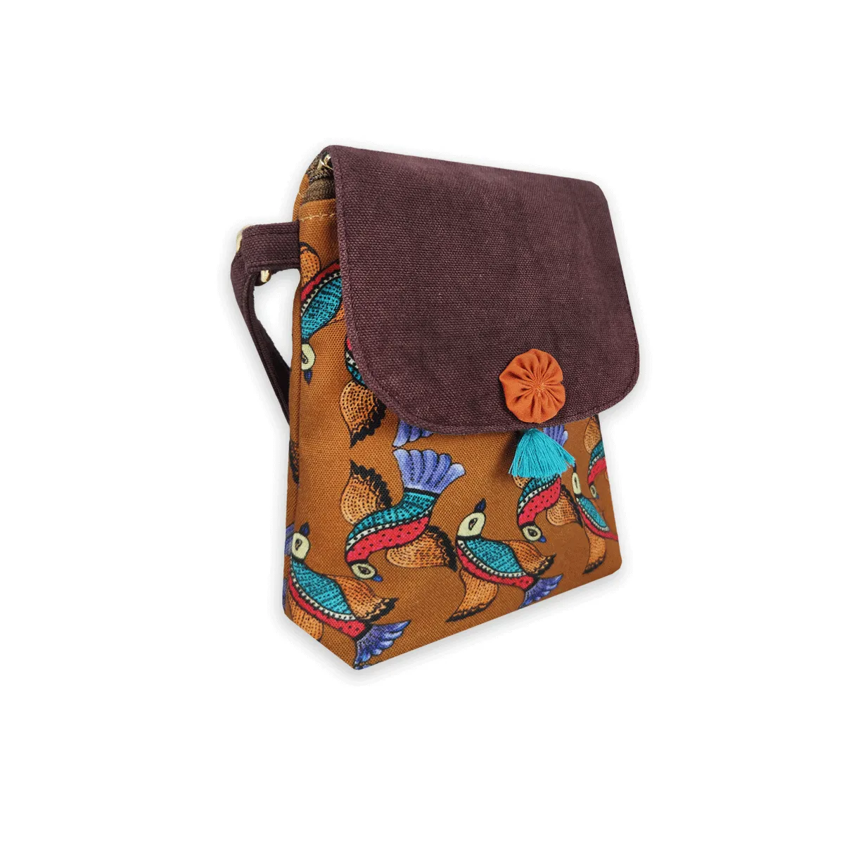 Mustard Muse Combo- Sling, Mini Wallet, Passport Case, Pouch