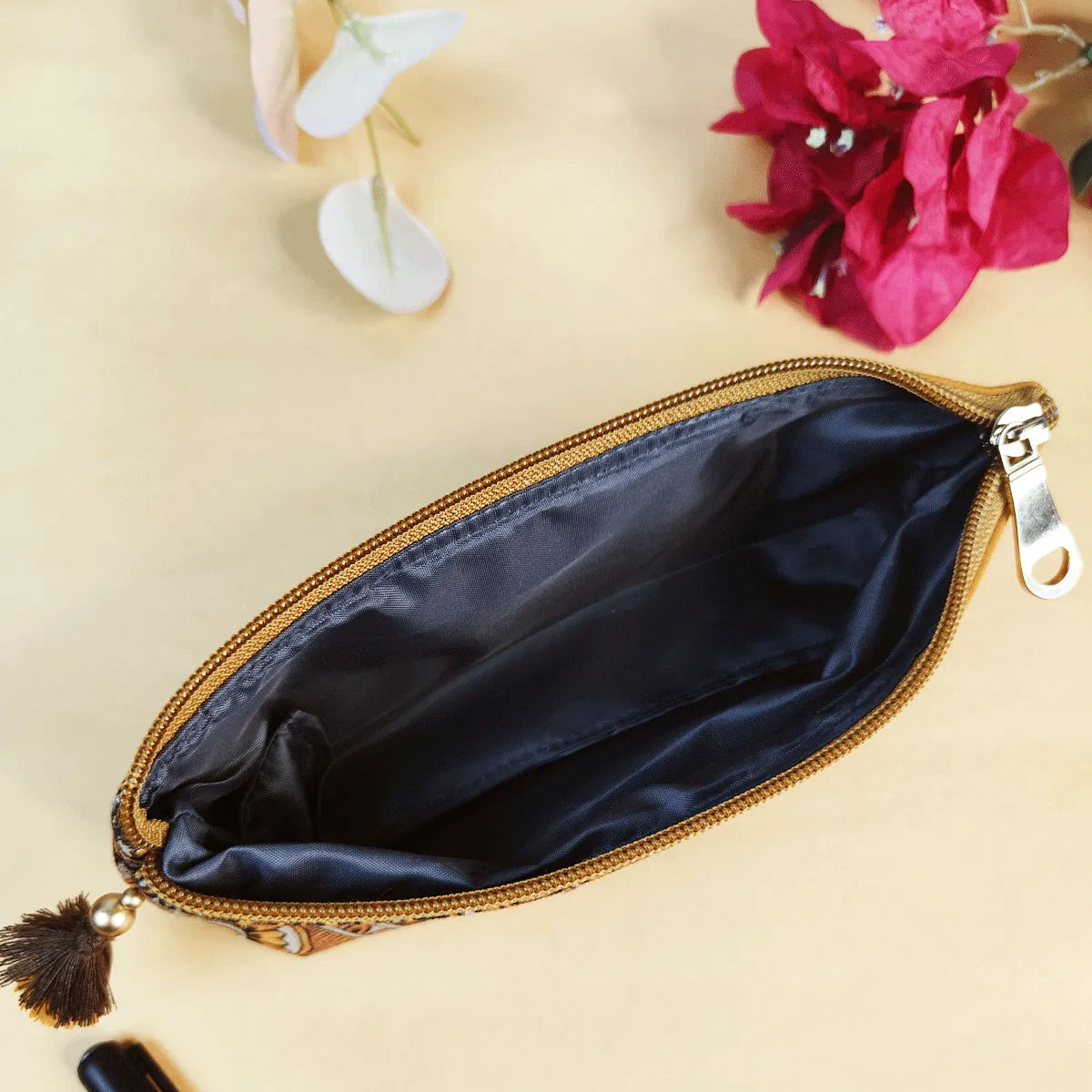 Mustard Muse Combo- Sling, Mini Wallet, Passport Case, Pouch