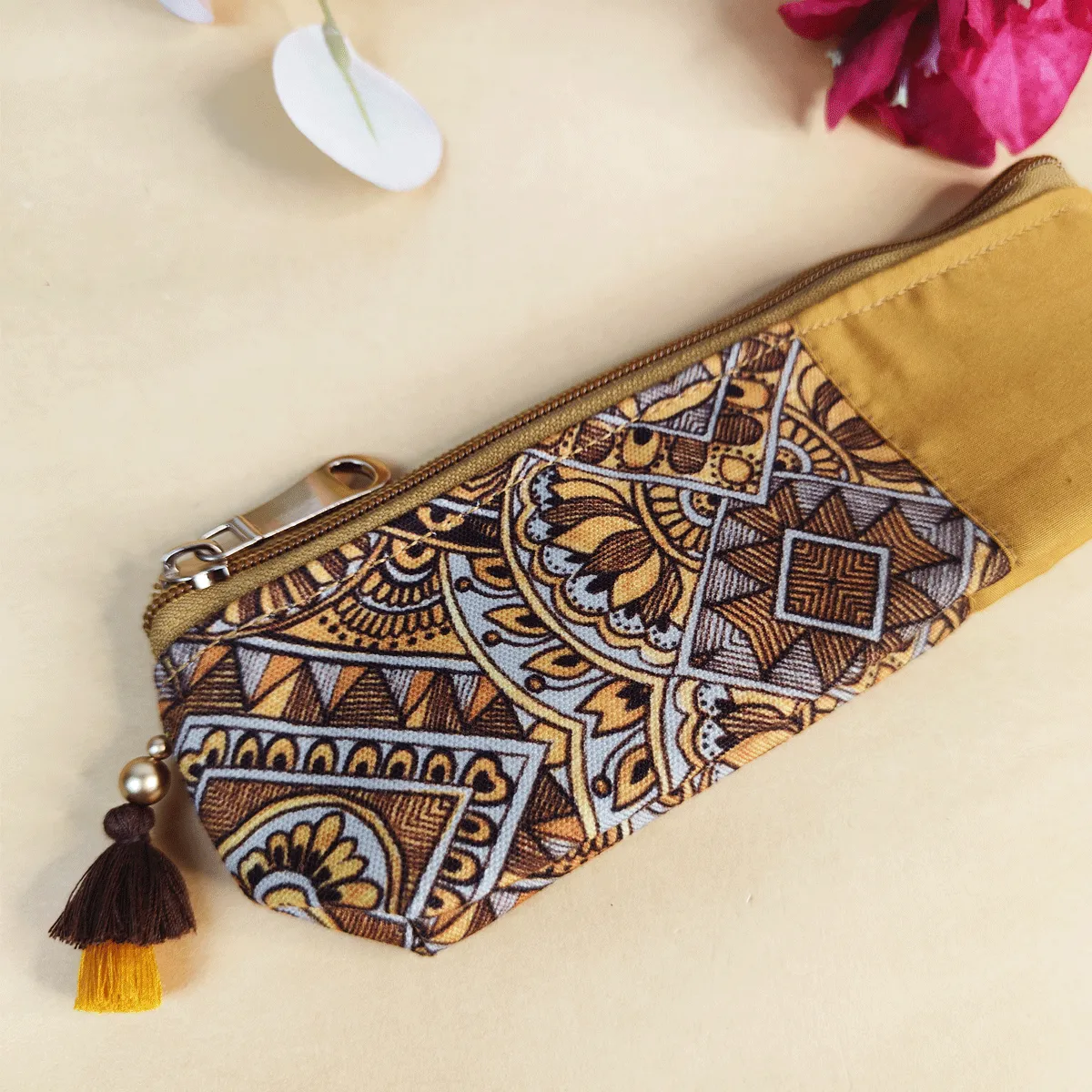 Mustard Muse Combo- Sling, Mini Wallet, Passport Case, Pouch
