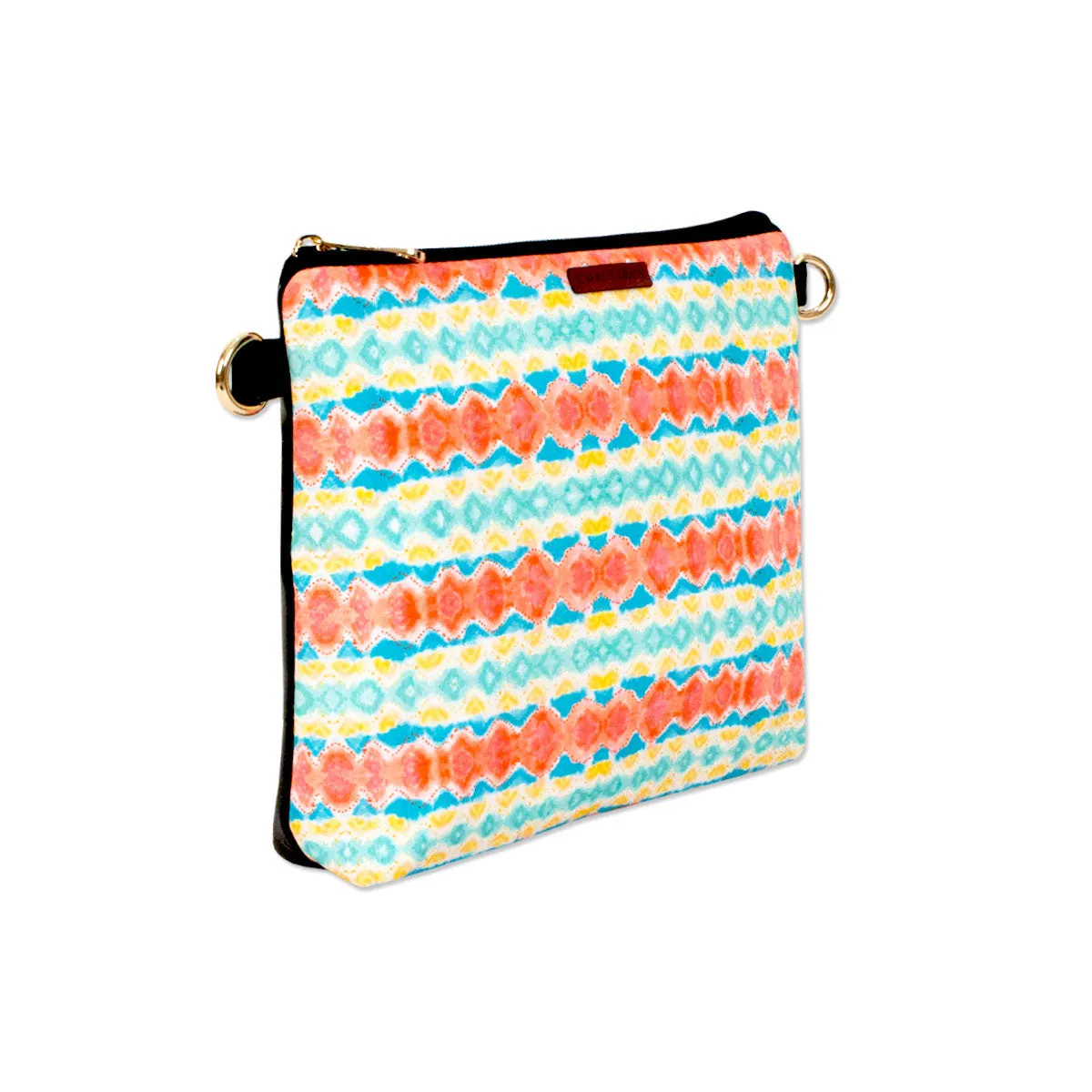 Peach Ikkat Sling Bag