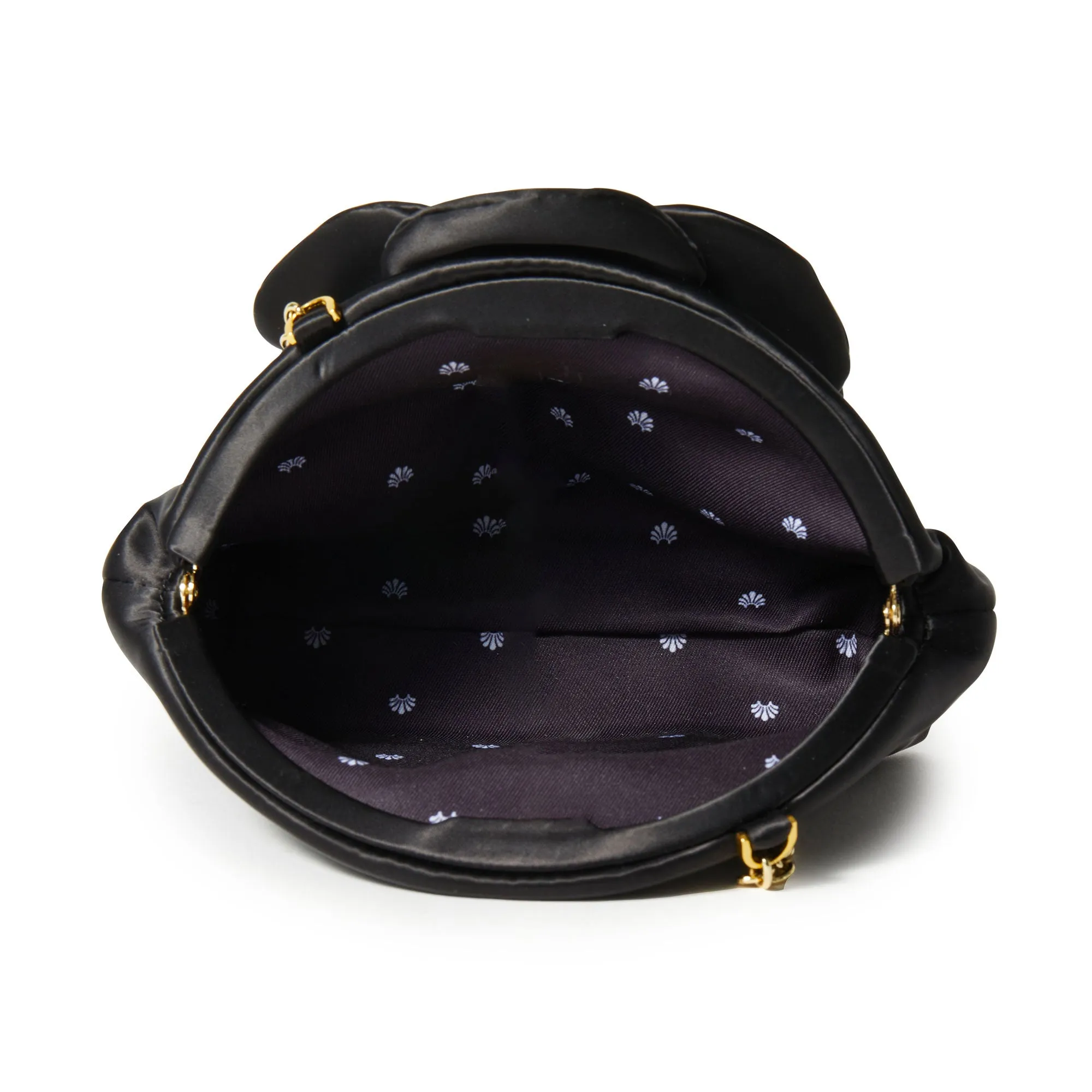 *PRE-ORDER* JET ROSIE SATIN CLUTCH