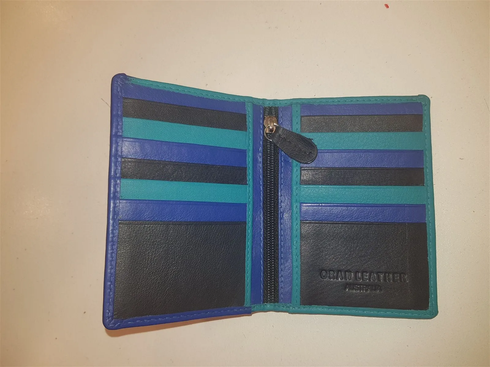 RFID Genuine Soft Leather Slim Card Wallet