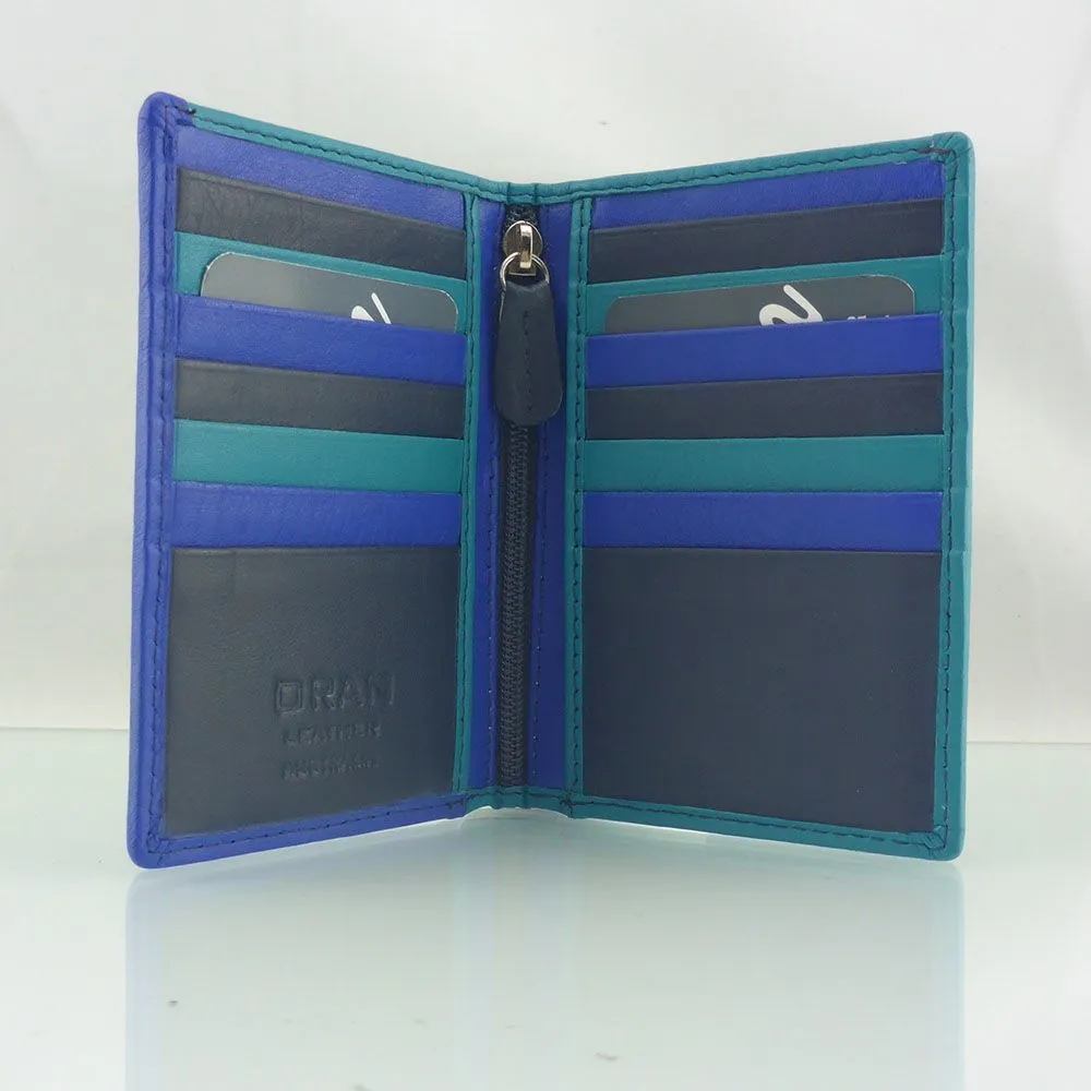 RFID Genuine Soft Leather Slim Card Wallet