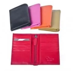 RFID Genuine Soft Leather Slim Card Wallet