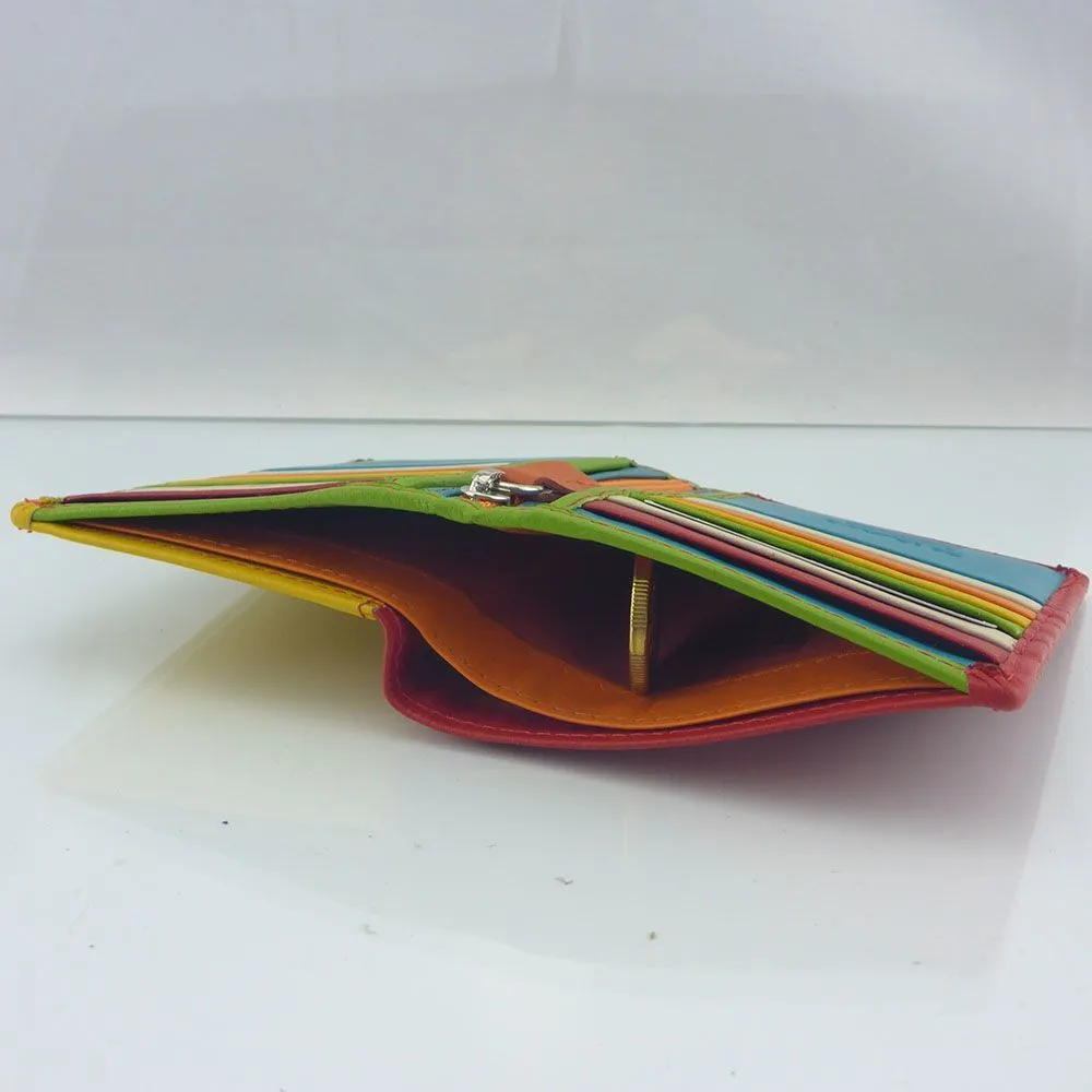 RFID Genuine Soft Leather Slim Card Wallet