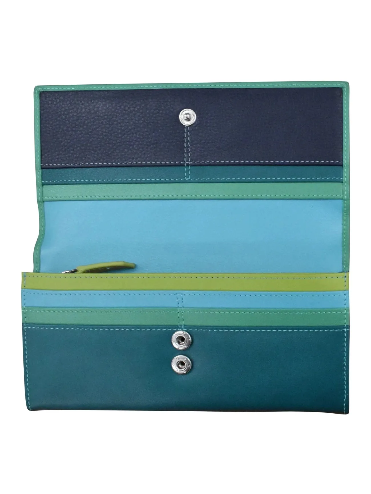 Serenity Multi -Rosemary  Rfid Leather Wallet