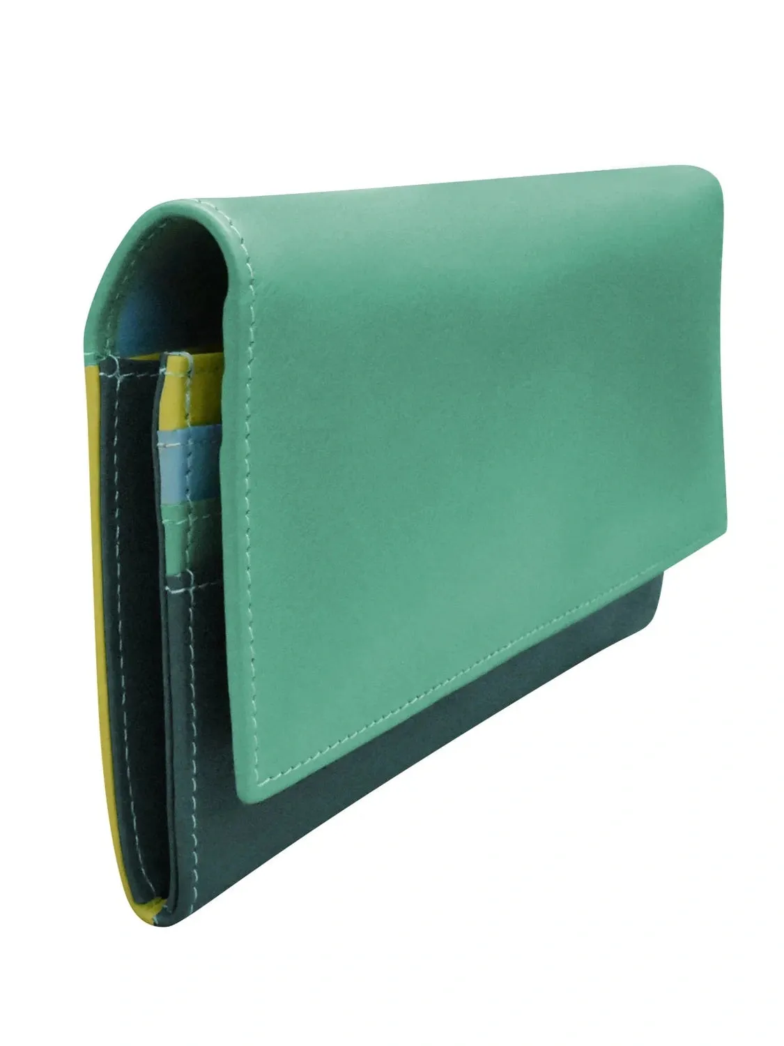 Serenity Multi -Rosemary  Rfid Leather Wallet