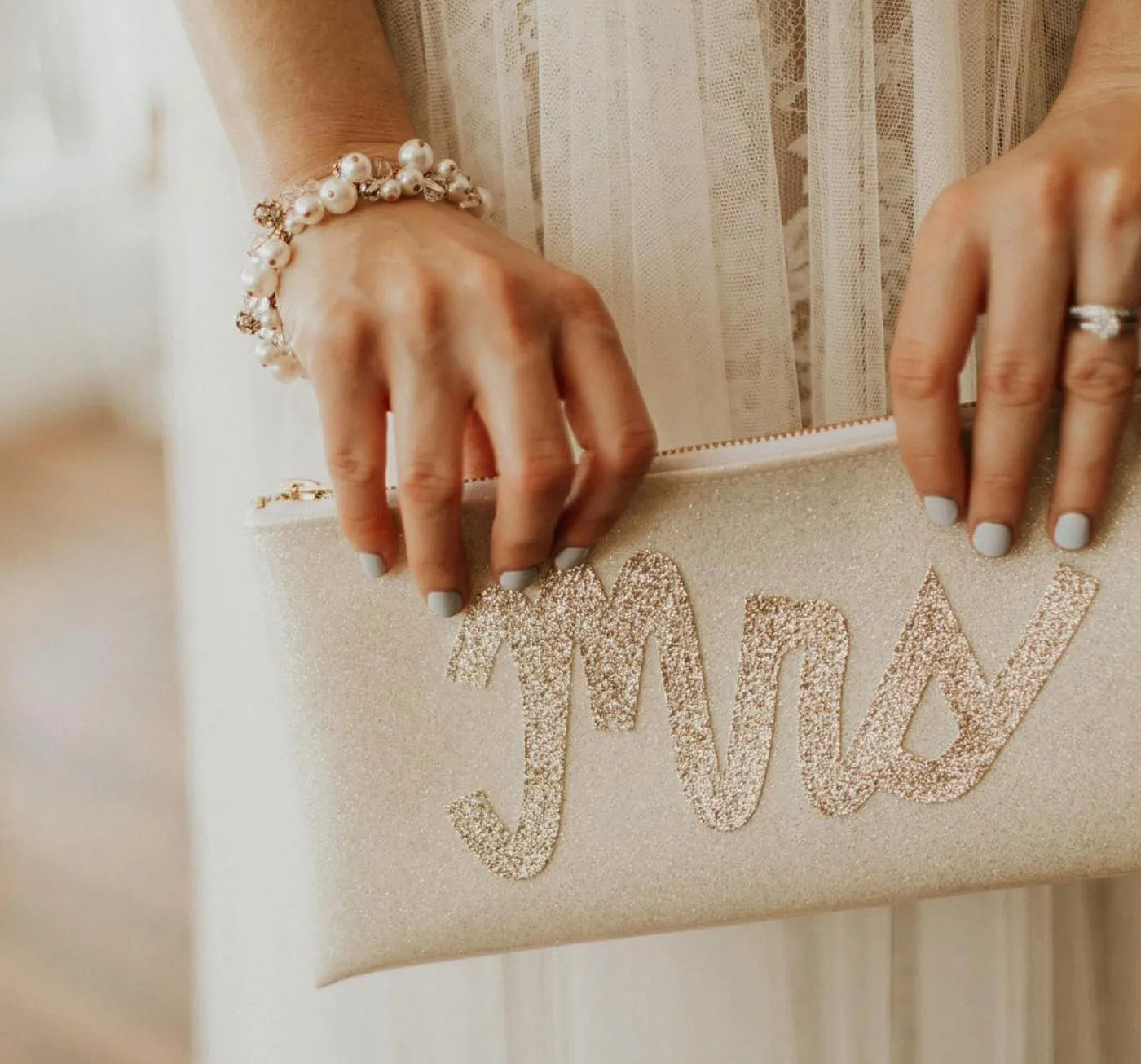 The Mrs. Clutch! 💍 Celebrate Your New Title in Style!