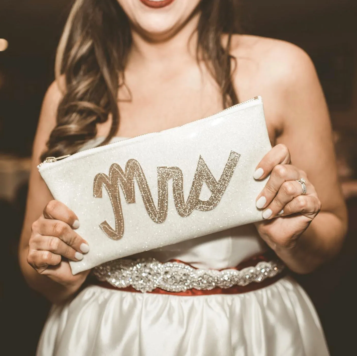 The Mrs. Clutch! 💍 Celebrate Your New Title in Style!