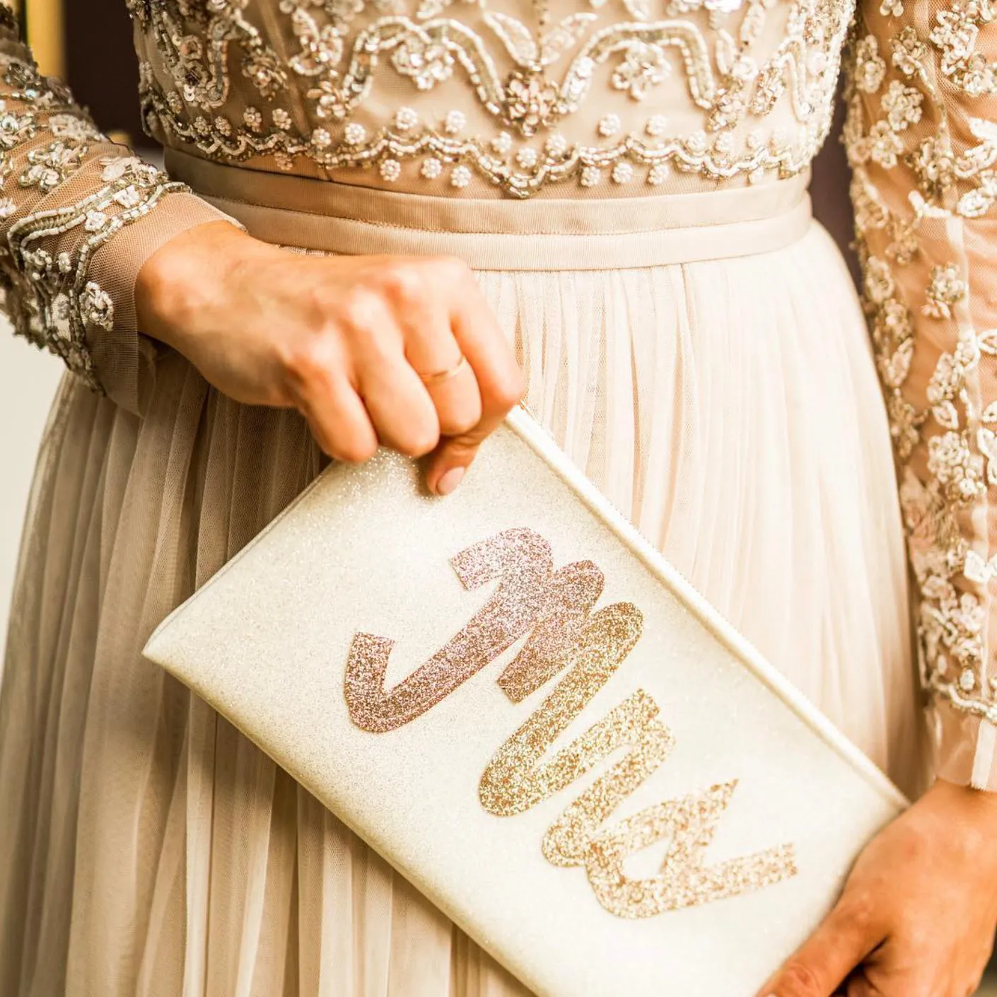 The Mrs. Clutch! 💍 Celebrate Your New Title in Style!